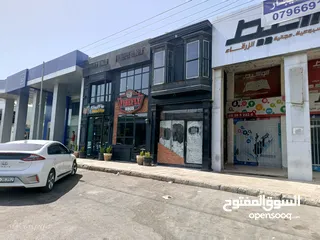  2 محلات تجارية للإيجار شارع 36 الزرقاء الجديده