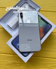  4 متوفر ايفونات X الاصلي جيجا 64 و 256 بطارية مشكل هدية كفر ولزقة وشاحن الاصلي متوفر توصيل