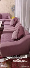  2 طقم كنب مستعمل بحالة جيدة جدا تسعة مقاعد