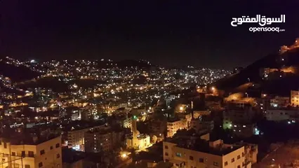  2 متوفر شقة مشطبة للبيع في اجمل مناطق نابلس / المخفية منطقة هادئة إطلالة رائعة لا يمكن الإغلاق عليها