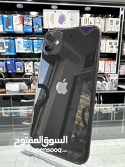  3 iPhone 11   (64) GB ايفون 11  مستعمل بحالة الوكالة بطارية 81٪؜