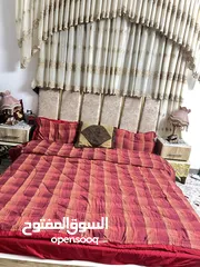  1 غرفة نوم خشب 5 قطع بحالة الجديد