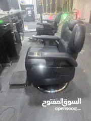  5 كراسي حلاقه استعمال خفيف للبيع