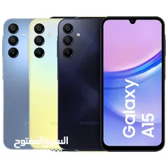  4 Samsung A15 128GB 12Ram 6+6 كفالة وكيل رسمي  BMS A 15 ايه