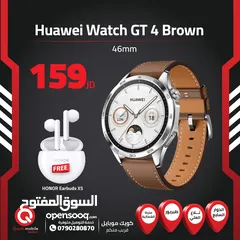  1 HUAWEI WATCH GT4 BROWN NEW /// ساعة هواوي جي تي 4 لون بني