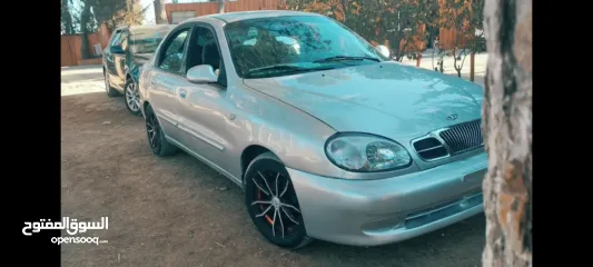  2 دايو لانوس موضيل 2002 بحاله جديدة