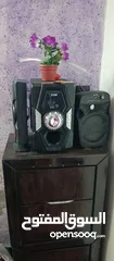  5 سماعات سيستم + صاب ويفر مضخم صوت   استعمال خفيف للبيع ......