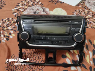  2 Car Stereo with frame Yaris 2017