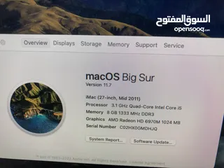  15 iMac ,27”,i7 and i5-excellent condition