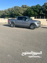  1 FORD F-150 2021 Lariat  Hybrid POWER-BOOST  فورد f150 بحال الوكاله- بدون الرقم