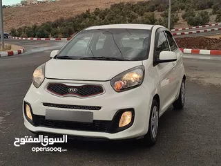  7 كيا بيكانتو 2015 جير عادي بحاله ممتازه جدا جدا