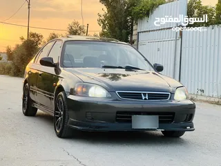  7 هوندا سيفيك مطور 1600 بنزين جير عادي لعشاق السيارات اليابانيه المميزه