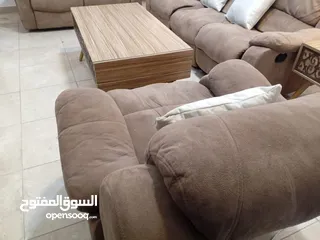  7 ريكلاينر مستورد امريكي اصلي الليبل عليه ماركة هوم سنتر  6 مقاعد للبيع بسعر حرق اقل سعر بالمملكة