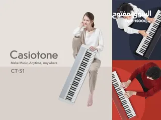  1 ‏CASIO CT-S1 متوفر جميع الالوان من الموزع CASIO للالات الموسيقيه جواهر موسيقى