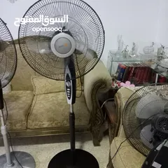  2 مراوح عامودي وجدارى