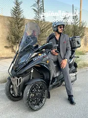  1 سكوتر كوادرو فل كامل 3 عجال 350cc للبدل او للبيع مع دفع الفرق