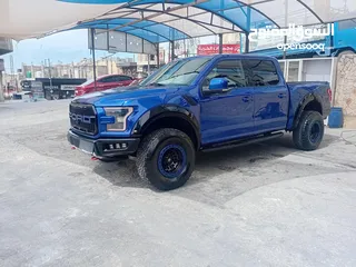  10 فورد رابتر أصلي للبيع للجادين فقط بسعر مناسب  F150  2018 أزرق جنط بي دلك فل بنوراما