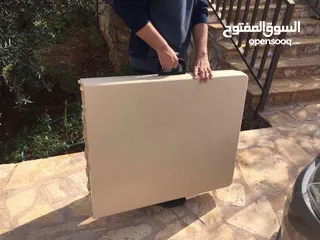  2 طاولات وكراسي طوي بتزبط للرحل والعزايم الكبيرة