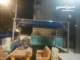  1 تغليف وتسكير الكافيهات والاماكن المفتوحه  من الهواء باقل الاسعار وتفصيل الاشرعه لاعلى المساحات
