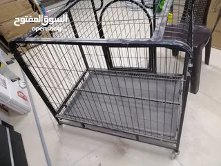  6 اقفاص حيوانات مستعمله باحجام مختلفه للبيع