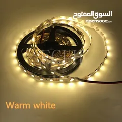  7 شريط إضاءة ملون 8 الوان مختلفة RGB 5 meters COLOR LED strip decoration light