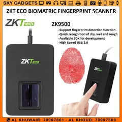  1 ZKT Eco Biometric Fingerprint Scanner - ZK950 ll Brand-New ll
