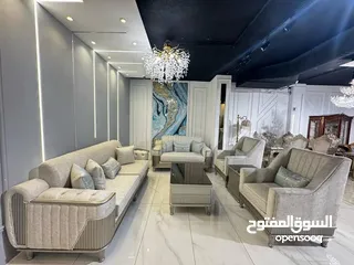  6 افخم أشكال الكنب المصنوع من خشب السويد الكامل وقماش الدانلوب وقماش الوتر بروف الفخم