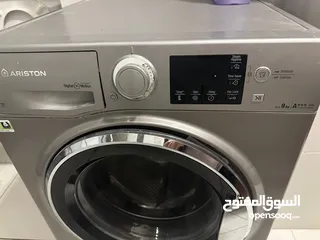  3 غسالة 9 كلغم ماركة ariston  مستعملة بحالة ممتازة  البيع لغرض التجديد