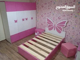  9 غرف نوم اطفال وشبابي-خشب ماليزي