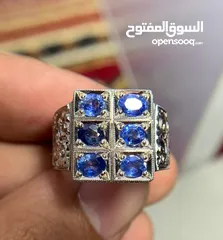  4 Natural sapphire Ring