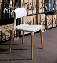  2 فينش فوكس كرسي طعام من بيلا، كرسي كافتيريا/ كرسي مقهى/ كراسي جانبية بدون ذراعين، مصنوع من بلاستيك AB