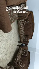  1 كنب خشب زان ثقيل بحال وكالة 9 مقاعد