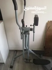  1 جهاز رياضه وجهاز مشي للبيع