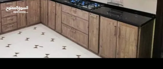  18 مطابخ الامنيوم بأرقى التصاميم والفنون أبواب الامنيوم مناخل تركيب صيانه اباجورات كهربا وعادي  شبابيك