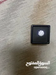  1 حجر ميزونايت الماس 1 قيراط مع شهادة