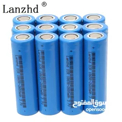  4 بطاريات شحن ليثيوم  Battery 3.7V