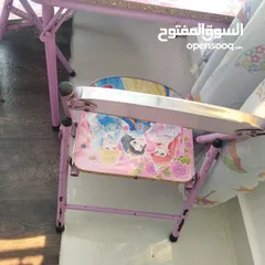  1 طاوله اطفال كرسيين