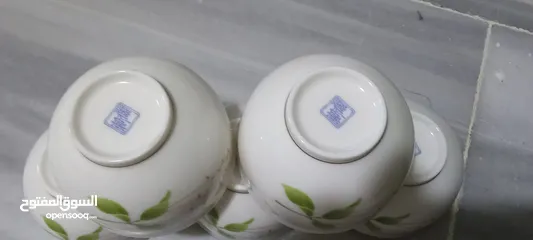  2 زبادي بوظة او لشوربات زجاج اصلي اسمه ( الودع ) ياباني اصلي