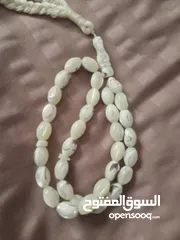  2 سبحه من الصدف الطبيعي