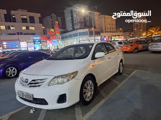  2 تويوتا كورولا 2013 اصباغ وكالة متفرقة 1800cc  شرط الفحص بيما سنة