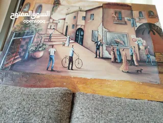  2 لوحه فنيه زيتيه