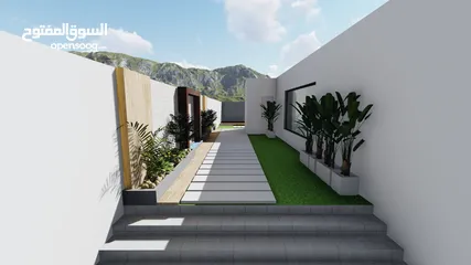  21 تصميم 3D داخلي و خارجي