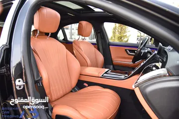  4 مرسيدس اس كلاس مايلد هايبرد وارد الوكالة 2022 Mercedes S450 4MATIC AMG Line Mild Hybrid