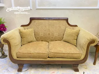 2 طقم كنب مورس خشب زان للبيع