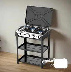  4 غاز 5 شعلات مع قاعدة Starlux