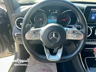  16 مرسيدس C200 AMG كت بانوراما اسود 2019 جنط 19 وارد المانيا مميزة جدا