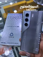  3 مشغل ايام Kamon 40 pro 5G رام 24 جيجا 256 مكفول سنة أغراضة والكرتونه الأصلية متوفر توصيل