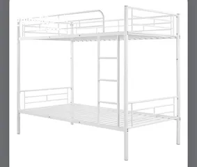 1 White Bunk Bed