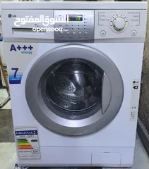  1 غسالة ال جي 7كيلو حديته فل توفير