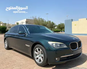  2 قمة في النظافة بي ام دبليو BMW730LI الغانم 2010 شرط الفحص ماكينة قير شاسي بدي قطعتين كامل المواصفات